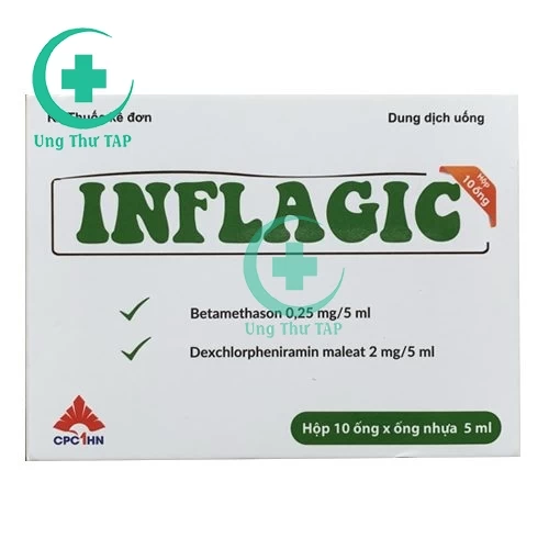 Inflagic 5ml - Thuốc điều trị viêm mũi dị ứng, hen phế quản