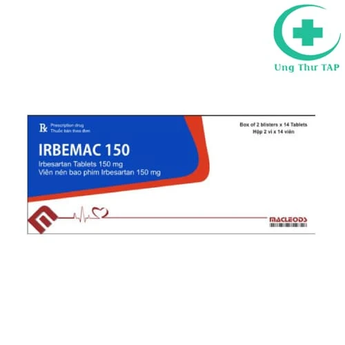 Irbemac 150 Macleods - Thuốc điều trị tăng huyết áp hiệu quả