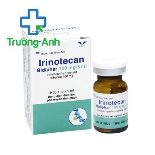 Irinotecan bidiphar 100mg/5ml - Điều trị ung thư đại trực tràng,