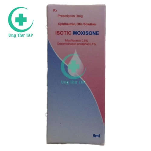 Isotic Moxisone - Thuốc điều trị nhiễm khuẩn mắt, chống viêm mắt