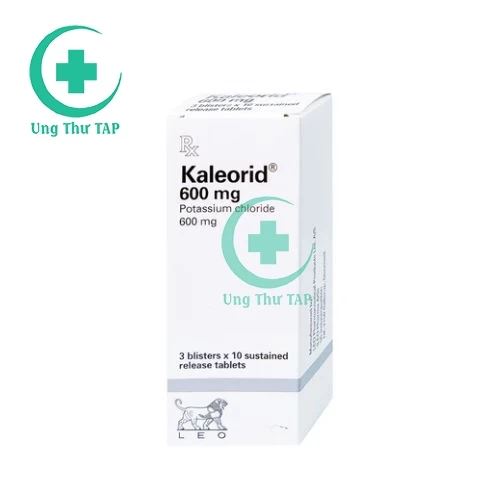 Kaleorid Tab 600mg - Thuốc điều trị giảm kali máu hiệu quả
