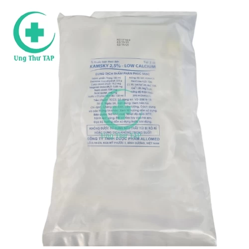 Kamsky 2,5% - Low Calcium- Thuốc điều trị suy thận dạng dung dịch 