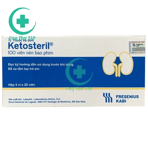 Ketosteril 600mg - Thuốc điều trị rối loạn chuyển hóa do suy thận