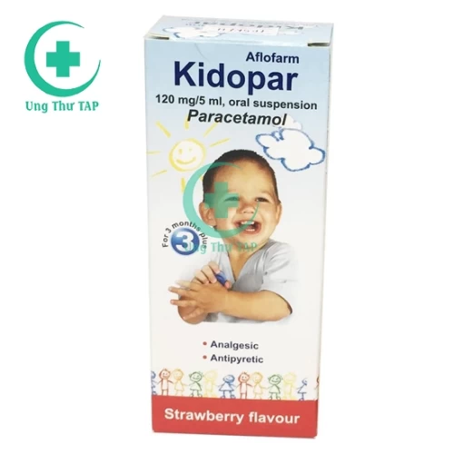 Kidopar - Thuốc hạ sốt,giảm đau cho trẻ từ Aflofarm