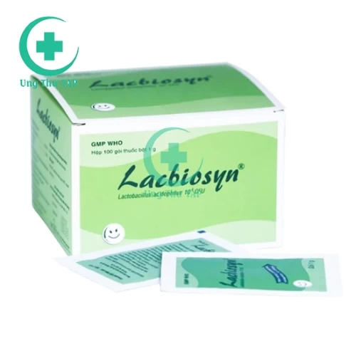 Lacbiosyn (gói bột) - Men hỗ trợ tiêu hóa,bù nước và chất điện giải