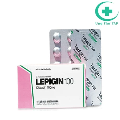Lepigin 100 - Thuốc điều trị tâm thần phân liệt kháng thuốc.