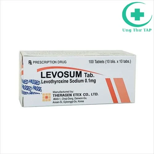Levosum 0.1mg Theragen Etex - Điều trị suy chức năng tuyến giáp