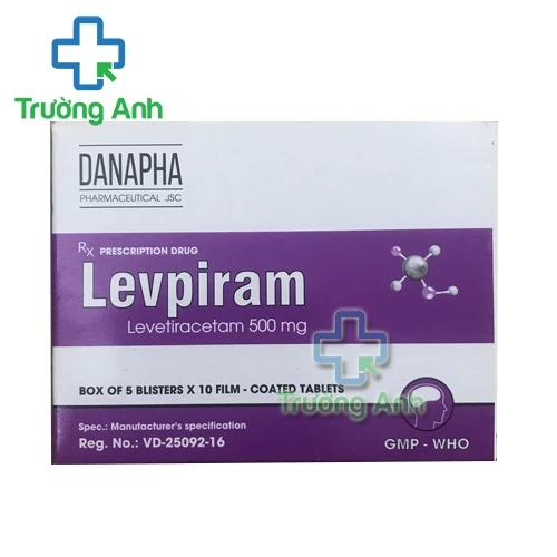 Levpiram - Thuốc điều trị động kinh của Danapha