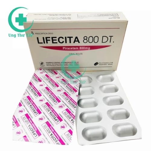 Lifecita 800 DT - Thuốc  điều trị các bệnh do tổn thương não