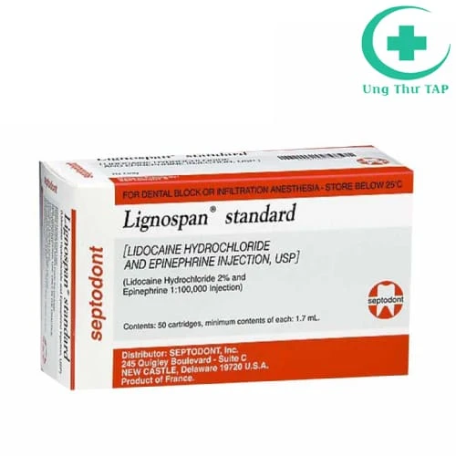 Lignospan Standard - Thuốc gây tê, giảm đau hiệu quả