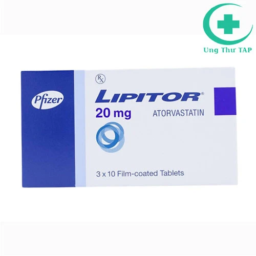 Lipitor 20mg - Thuốc hạ cholesterol trong máu hiệu quả