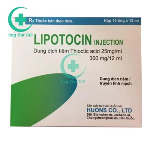Lipotocin Injection 300mg/12ml Huons - Trị các rối loạn cảm giác