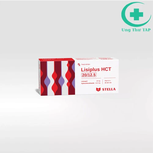 Lisiplus HCT 20/12.5 - Thuốc điều trị tăng huyết áp hiệu quả