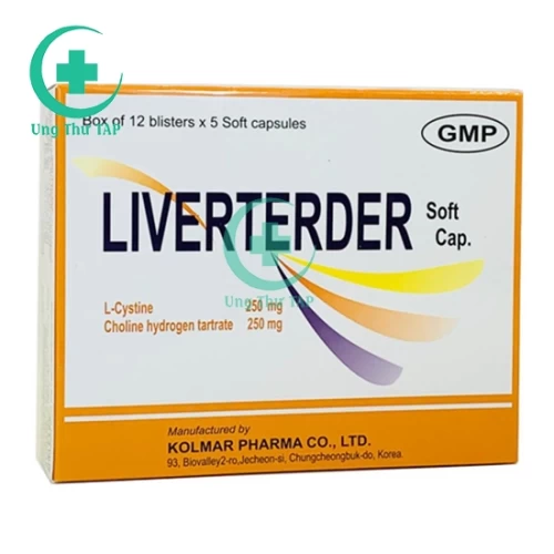 Liverterder Soft capsule - Thuốc điều trị viêm da, tàn nhang,..