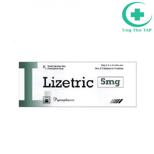 Lizetric 5mg Pymepharco - Thuốc điều trị tăng huyết áp, suy tim