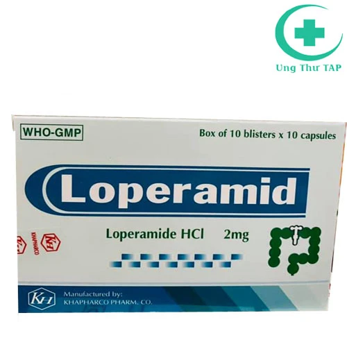 Loperamid 2mg Khapharco - Thuốc điều trị tiêu chảy hiệu quả