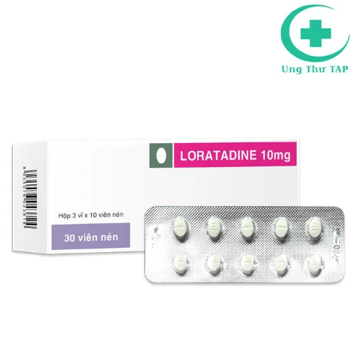 Loratadine 10mg - Thuốc điều trị viêm mũi hiệu quả của TV.Pharm
