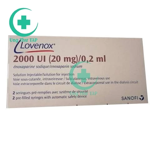 Lovenox 2000UI/0.2ml - Thuốc điều trị đau thắt ngực hiệu quả