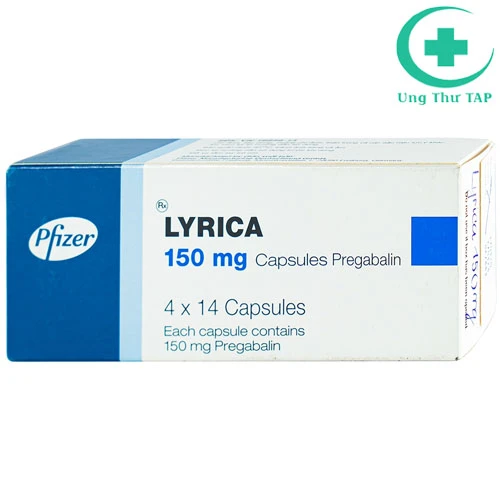 Lyrica Caps 150mg  Thuốc điều trị đau dây thần kinh, rối loạn lo âu