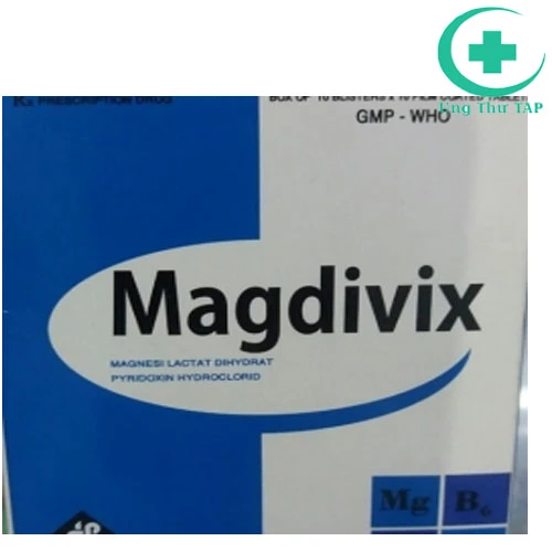 Magdivix - điều trị trường hợp thiếu Magnesi, tạng co giật.