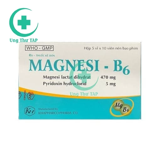 Magnesi-B6 470mg Khapharco - Thuốc điều trị thiếu hụt magnesi 