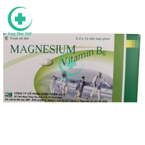Magnesium-Vitamin B6 F.T.Pharma - Bổ sung magnesi, calci