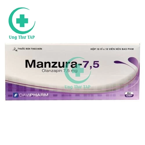 Manzura-7,5 - Thuốc điều trị tâm thần phân liệt và loạn thần 