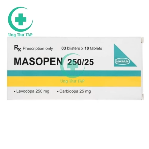 Masopen 250/25 - Thuốc điều trị triệu chứng bệnh Parkison