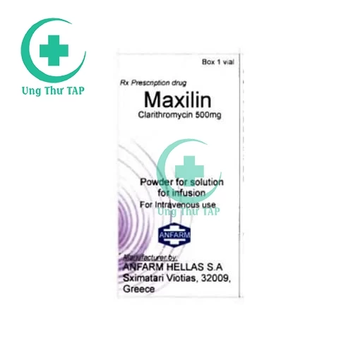 Maxilin 500 Anfarm - Thuốc điều trị nhiễm trùng, nhiễm khuẩn