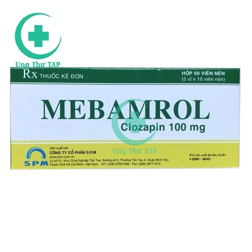 Mebamrol 100mg SPM - Thuốc điều trị tâm thần phân liệt hiệu quả