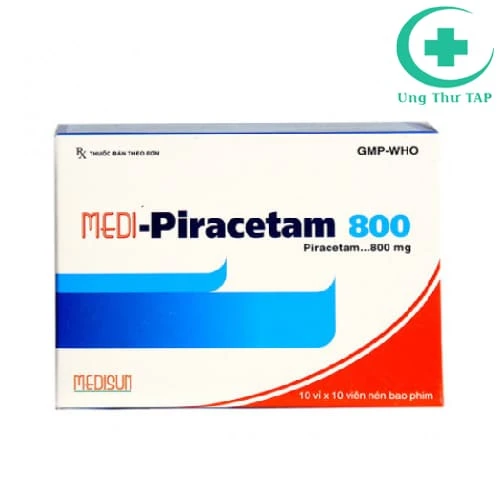 Medi-Piracetam 800 - Thuốc điều trị bệnh do tổn thương não