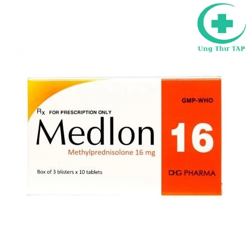 Medlon 16 - Thuốc điều trị bất thường chức năng vỏ thượng thận