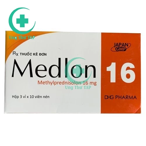 Medlon 16 - Thuốc điều trị bất thường chức năng vỏ thượng thận