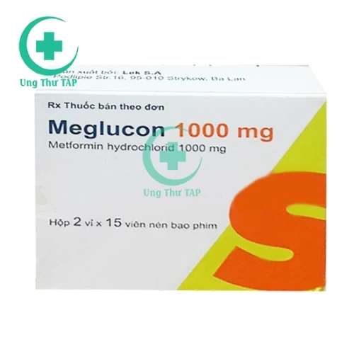 Meglucon 1000 - Thuốc điều trị bệnh đái tháo đường tuýp 2