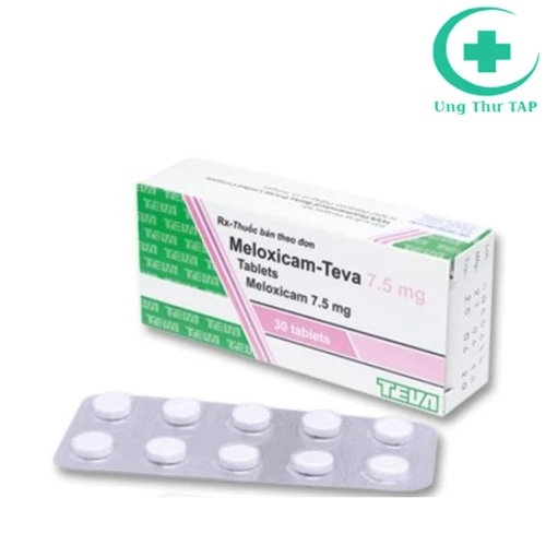 Meloxicam - Teva 7.5mg - Thuốc điều trị thoái hoá khớp