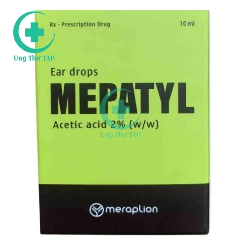 Mepatyl - Thuốc nhỏ tai điều trị nhiễm khuẩn vùng tai ngoài