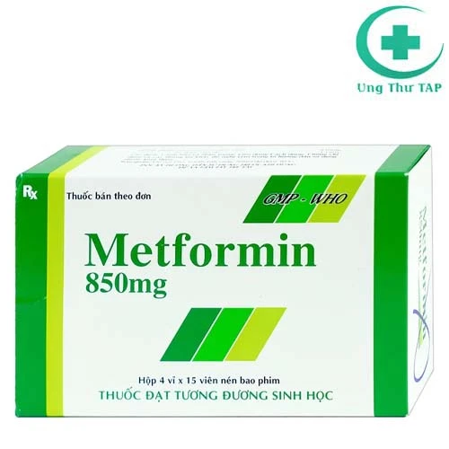 Metformin 850 Tipharco - Thuốc điều trị bệnh tiểu đường hiệu quả