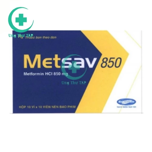 Metsav 850 - Thuốc điều trị đái tháo đường type 2 của SaVi