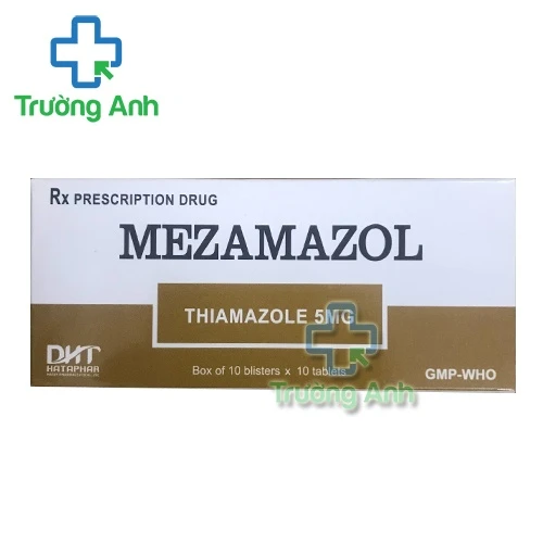 Mezamazol 5mg - Thuốc điều trị tăng hormone tuyết giáp
