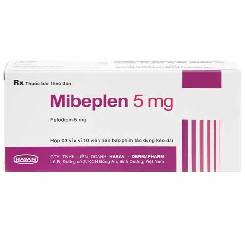 Mibeplen 5mg - Thuốc cho người cao huyết áp,đau thắt ngực