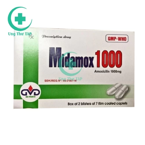 Midamox 1000 - Thuốc điều trị nhiễm khuẩn của Minh Dân