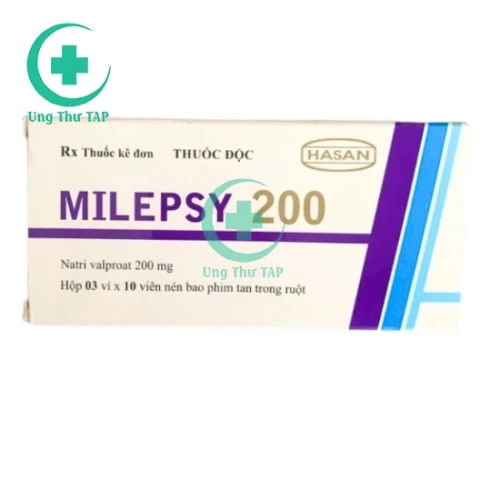 Milepsy 200 (Natri valproat) - Thuốc chống động kinh hiệu quả