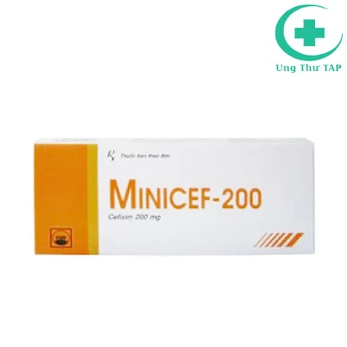 Minicef-200 Pymepharco - Thuốc điều trị các viêm, nhiễm khuẩn