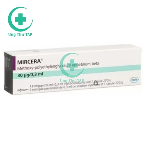 Mircera 30mcg/0.3ml Roche - Điều trị thiếu máu do bệnh thận