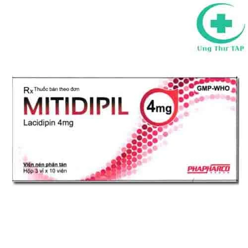 Mitidipil 4mg - Thuốc điều trị cao huyết áp hiệu quả