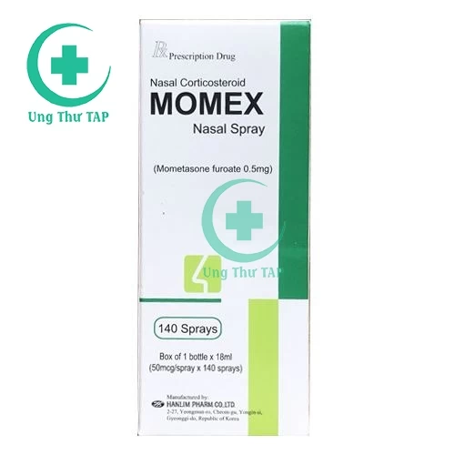 Momex Nasal Spray Hanlim - Thuốc điều trị viêm mũi, polyp mũi