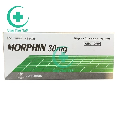 Morphin 30mg (viên) - Thuốc giảm đau gây nghiện của Dopharma 