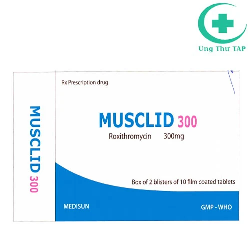 Musclid 300 - Thuốc điều trị nhiễm trùng hô hấp, da, răng miệng