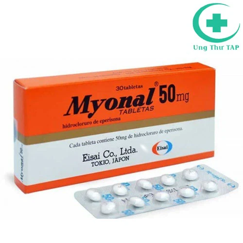 Myonal 50mg - Thuốc điều trị tăng trương lực cơ đau lưng cấp tính