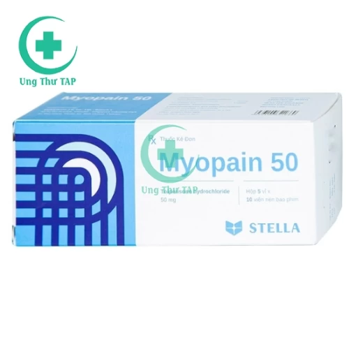 Myopain 50 - Thuốc điều trị co cứng cơ, tăng trương lực cơ xương